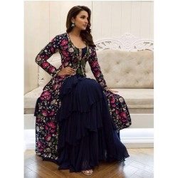 Pariniti Chopra Designer Indo-western stitched Lehenga Choli